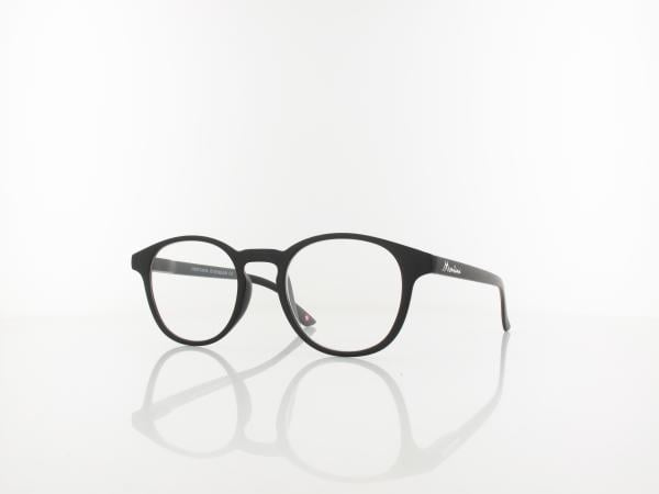 Brilando | MR52 Fertiglesebrille | matt black | +3,50