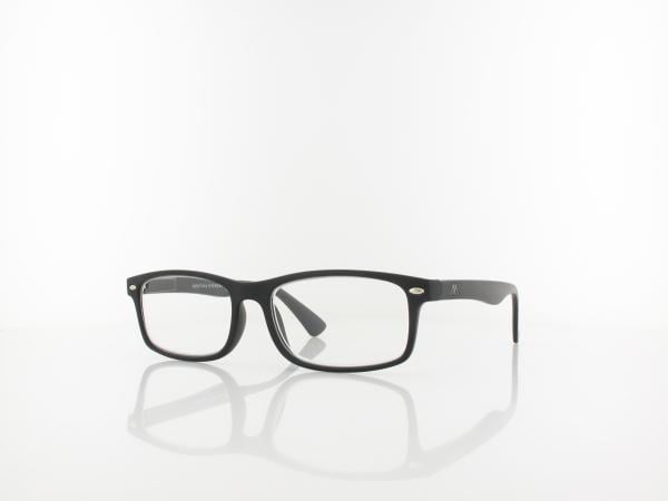 Brilando | MR83 Fertiglesebrille | matte black | +3,00