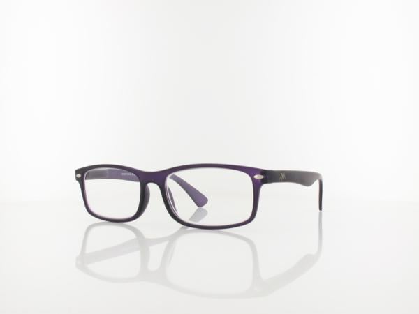Brilando | MR83D Fertiglesebrille | purple | +3,50