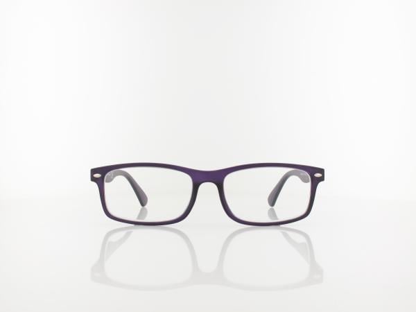 Brilando | MR83D Fertiglesebrille | purple | +3,50