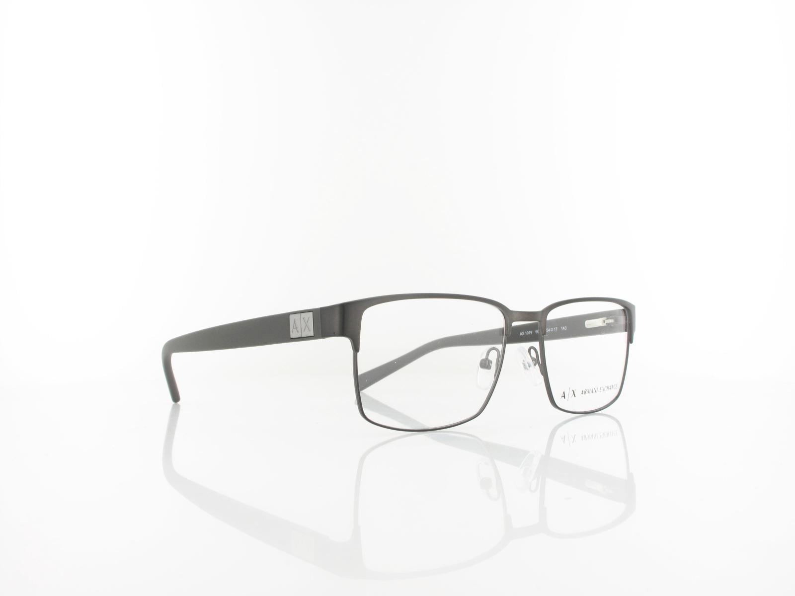 Armani Exchange | AX1019 6089 54 | matt gunmetal