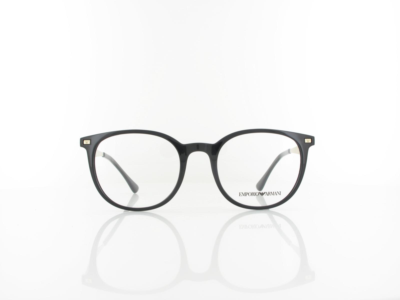 Emporio Armani | EA3168 5001 52 | schwarz gl&auml;nzend