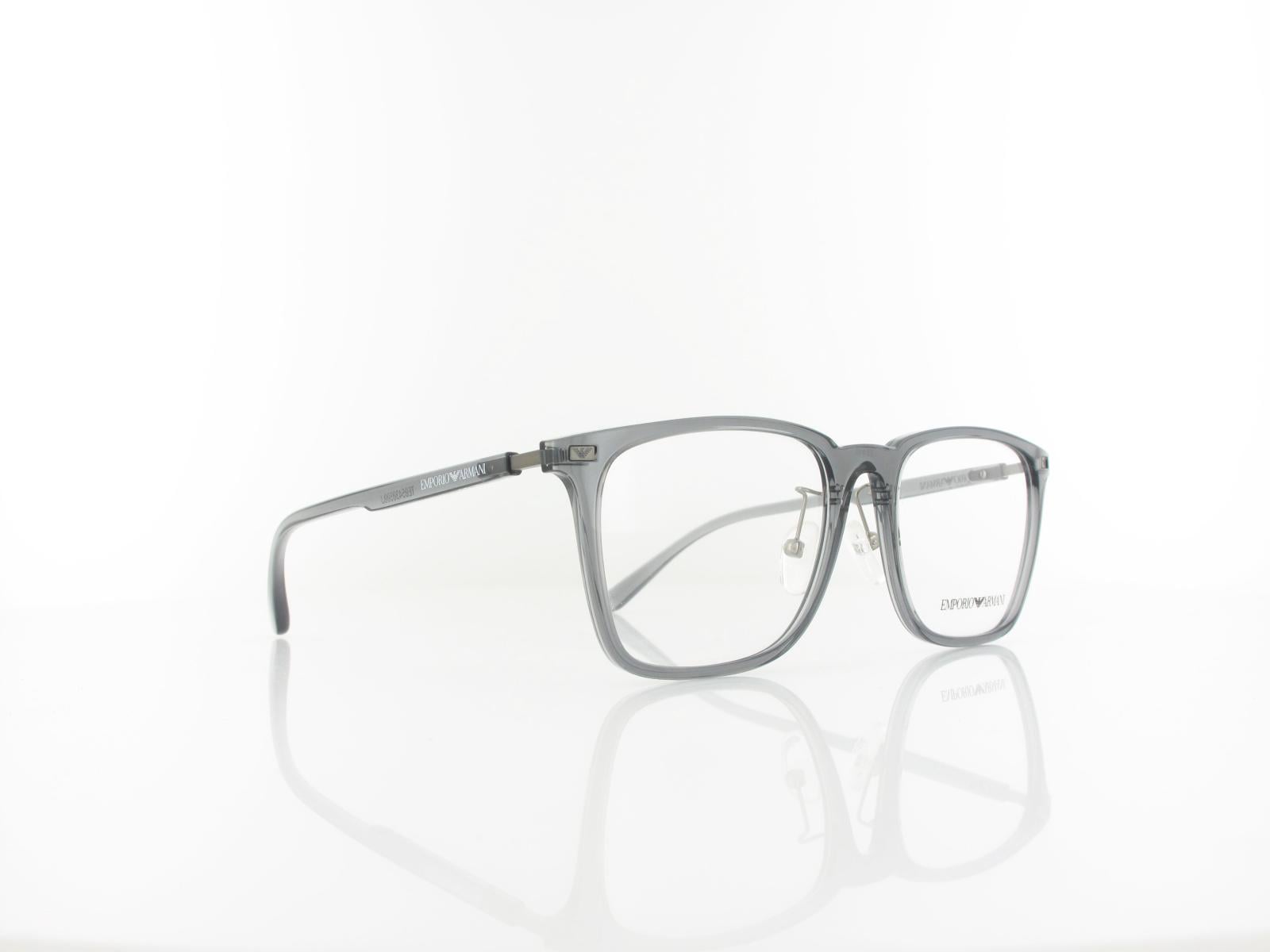 Emporio Armani | EA3263D 6106 55 | gl&auml;nzendes transparentes grau