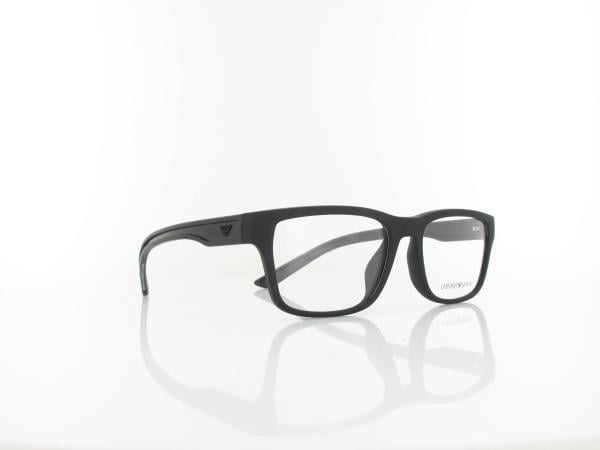 Emporio Armani | EA3276U 5001 56 | mattschwarz gummiert