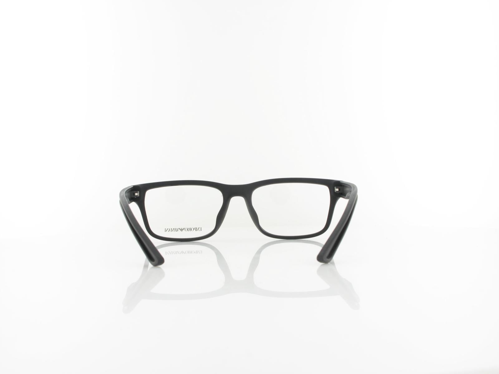 Emporio Armani | EA3276U 5001 56 | mattschwarz gummiert