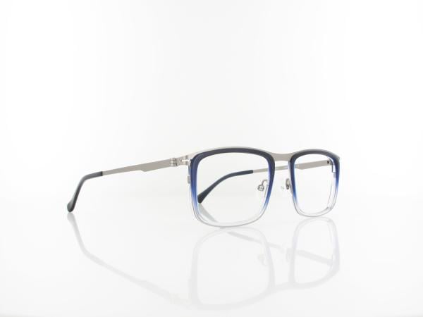 Brilando | Premium F2650 53 | dunkelblau transparent silber matt