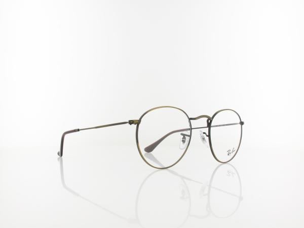 Ray Ban | Round Metal RX3447V 3117 50 | antique gold
