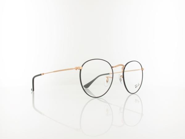 Ray Ban | Round Metal RX3447V 3173 50 | black on rosegold