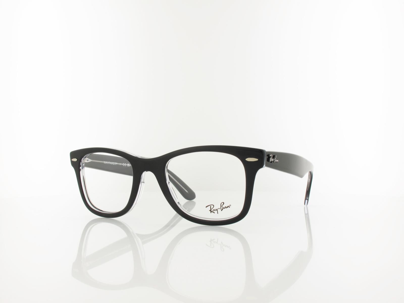 Ray Ban | WAYFARER EASE RX4340V 2034 50 | schwarz auf transparent