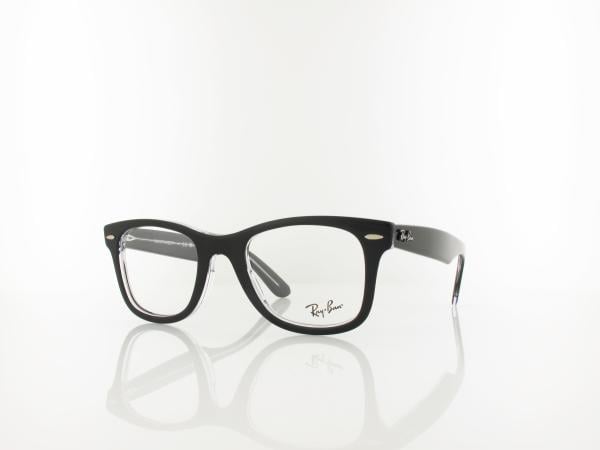Ray Ban | WAYFARER EASE RX4340V 2034 50 | schwarz auf transparent