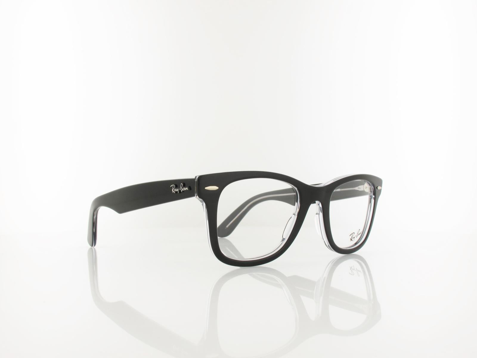 Ray Ban | WAYFARER EASE RX4340V 2034 50 | schwarz auf transparent