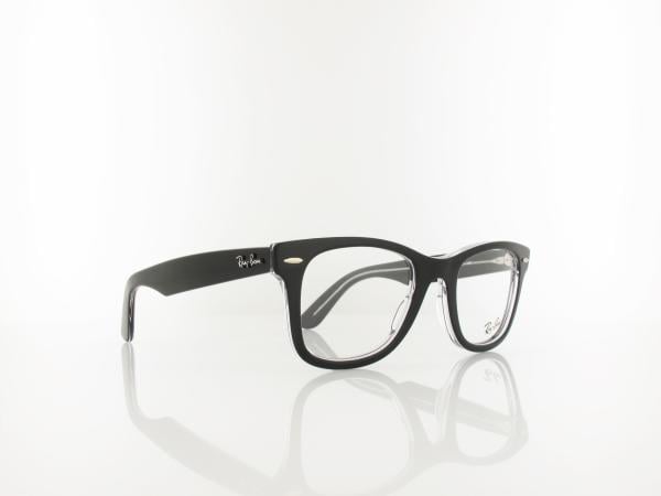 Ray Ban | WAYFARER EASE RX4340V 2034 50 | schwarz auf transparent