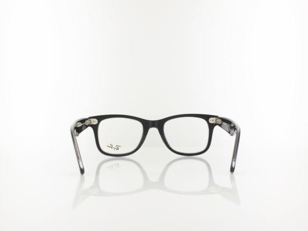 Ray Ban | WAYFARER EASE RX4340V 2034 50 | schwarz auf transparent