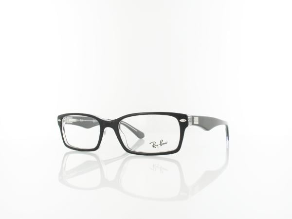 Ray Ban | RX5206 2034 54 | top black on transparent