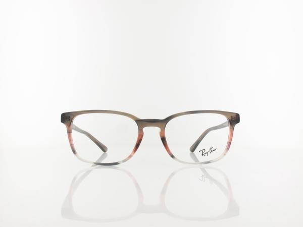 Ray Ban | RX5418 8251 54 | striped brown gradient red