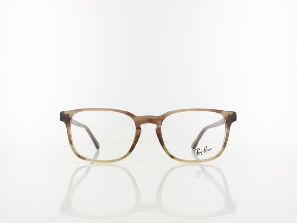 Ray Ban | RX5418 8255 54 | striped brown gradient green