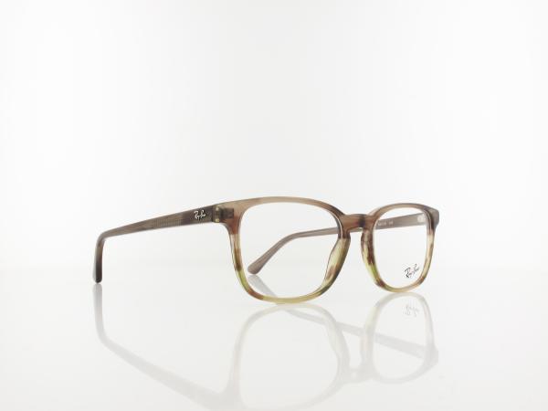 Ray Ban | RX5418 8255 54 | striped brown gradient green