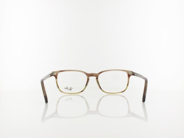 Ray Ban | RX5418 8255 54 | striped brown gradient green