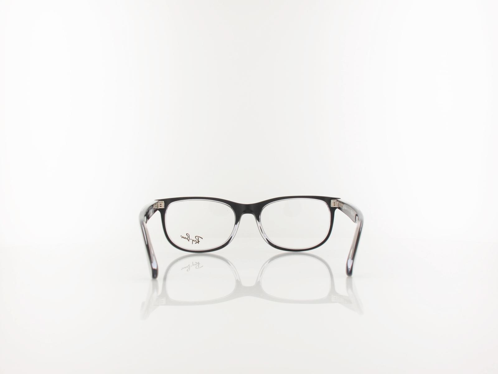Ray Ban | RY1642 3529 48 | schwarz auf transparent