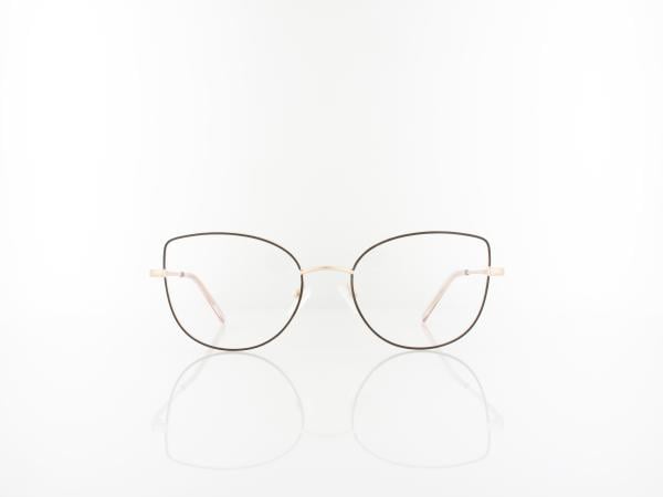 Brilando | L119 A 53 | gl&auml;nzend rosegold matt schwarz