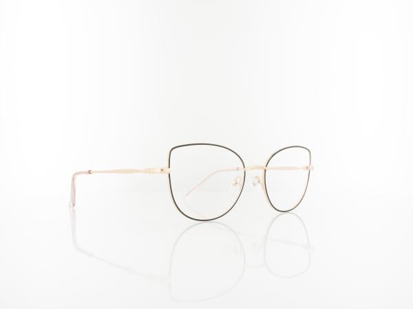 Brilando | L119 A 53 | gl&auml;nzend rosegold matt schwarz