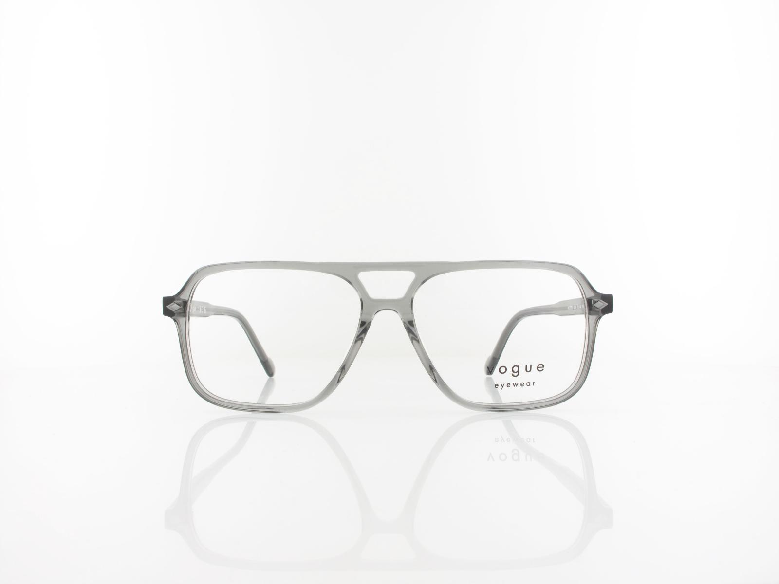 Vogue eyewear | VO5709 3294 55 | dunkelgrau transparent