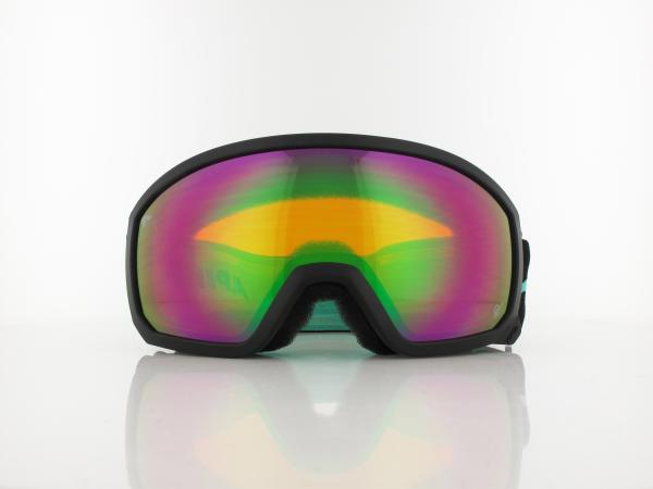 ALPINA | SCARABEO JR. Q-LITE A7257 872 | black aqua matt / Q-LITE green