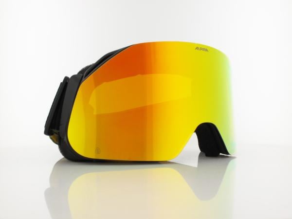ALPINA | BLACKCOMB Q-LITE A7288 832 | black yellow matt / Q-LITE red