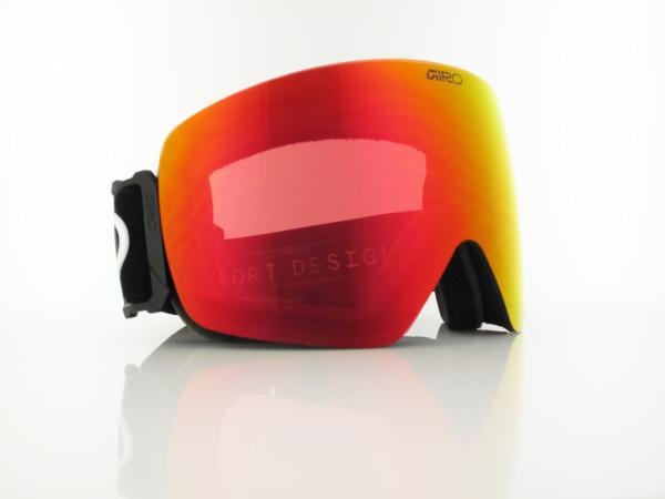 Giro | Contour 003 | wordmark black white / vivid ember - vivid infrared