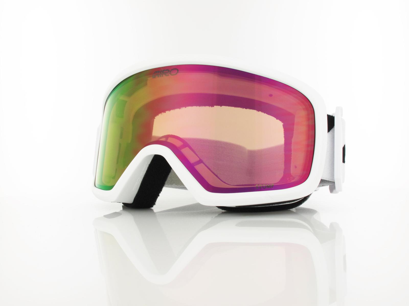 Giro | Stomp 006 | wordmark white / amber pink