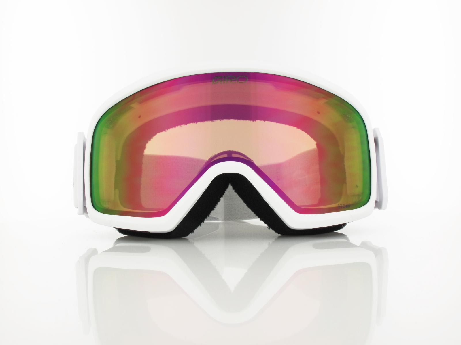Giro | Stomp 006 | wordmark white / amber pink