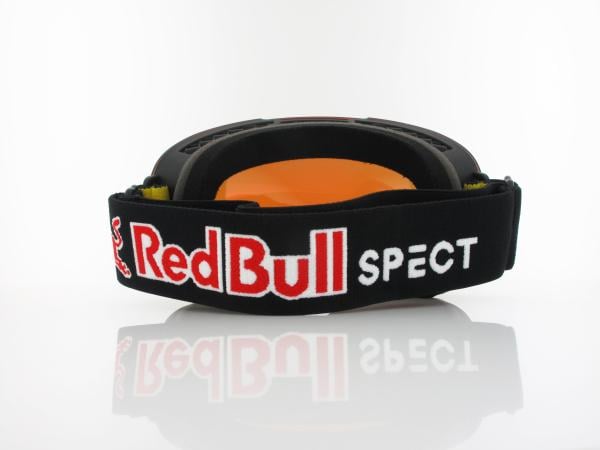 Red Bull SPECT | BENT 01RE2 | matt black black strap colored logo / orange with red mirror