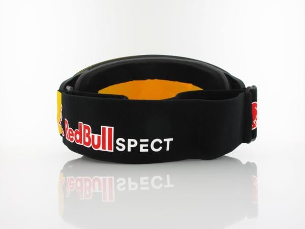 Red Bull SPECT | JON 02RE2 | matt black black strap colored logo / orange red mirror - light pink