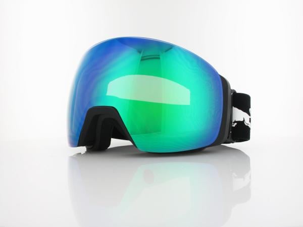 Red Bull SPECT | JON 03GR2 | matt black black strap white logo / smoke green mirror - light pink