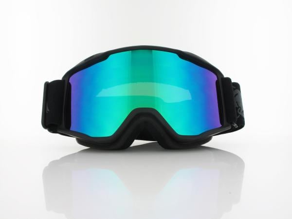 Red Bull SPECT | NEON 01GR3 | matt black black strap grey logo / brown with green mirror