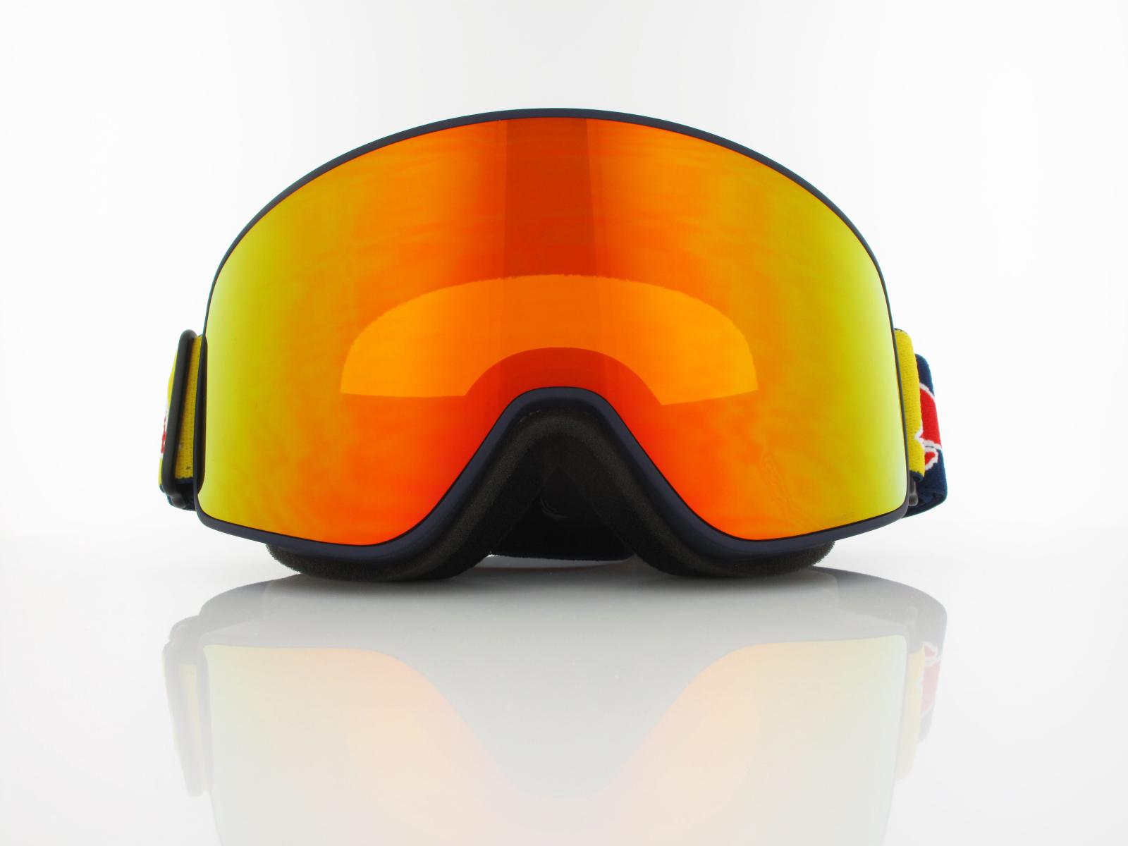 Red Bull SPECT | RUSH 14RE2 | matt blue blue strap colored logo / orange with red mirror
