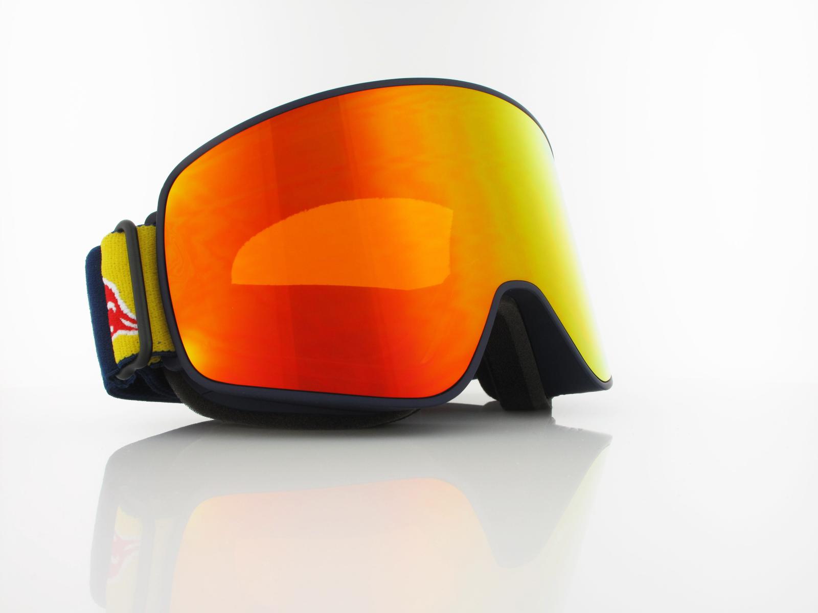 Red Bull SPECT | RUSH 14RE2 | matt blue blue strap colored logo / orange with red mirror