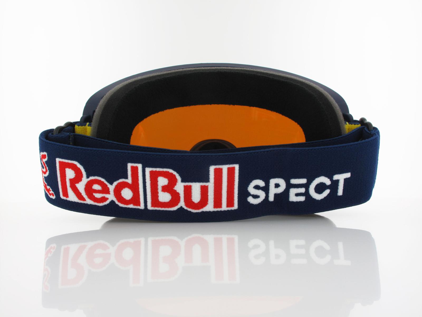 Red Bull SPECT | RUSH 14RE2 | matt blue blue strap colored logo / orange with red mirror