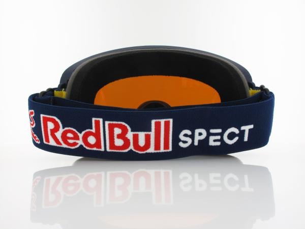 Red Bull SPECT | RUSH 14RE2 | matt blue blue strap colored logo / orange with red mirror