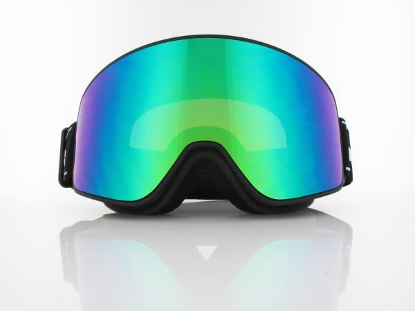 Red Bull SPECT | RUSH 18GR3 | matt black black strap white logo / brown with green mirror