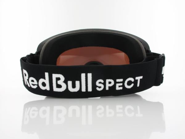 Red Bull SPECT | RUSH 18GR3 | matt black black strap white logo / brown with green mirror
