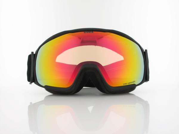 UVEX | victorious S V S550195 2230 | black matt / DL vario rainbow mirror - clear