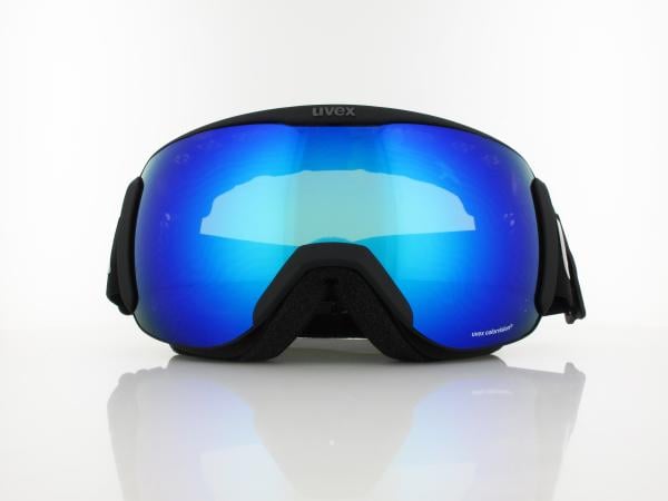 UVEX | downhill 2100 CV S550392 2030 | black mat / mirror blue Colorvision green