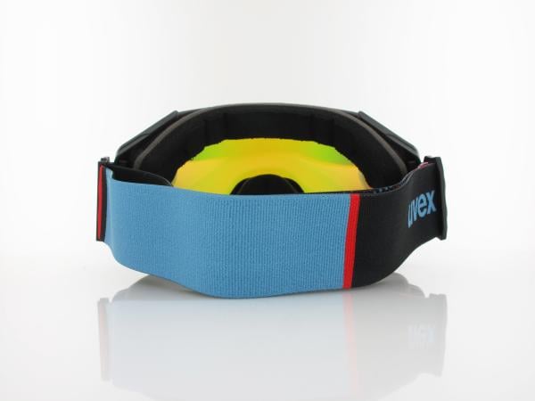 UVEX | gravity FM S550541 2250 | black matt / DL mirror rainbow - yellow