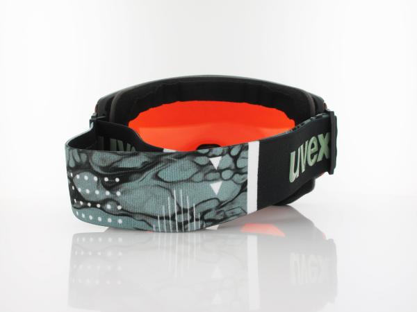 UVEX | lace ATTRACT FM S550665 7030 | black matt / DL mirror opal - orange