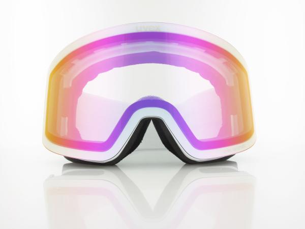 UVEX | provoqe V S550681 1130 | white matt / DL vario pink mirror - clear