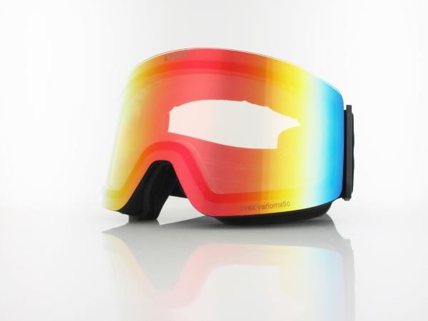 UVEX | provoqe V S550681 2230 | black matt / DL vario rainbow mirror - clear