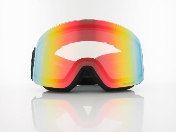 UVEX | provoqe V S550681 2230 | black matt / DL vario rainbow mirror - clear