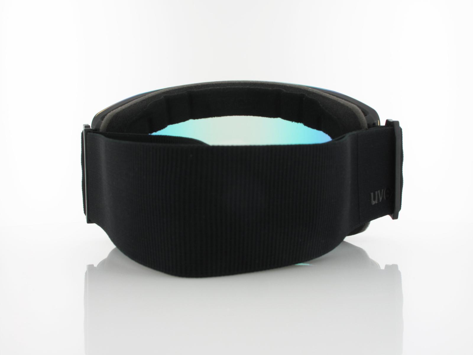 UVEX | provoqe V S550681 2230 | black matt / DL vario rainbow mirror - clear