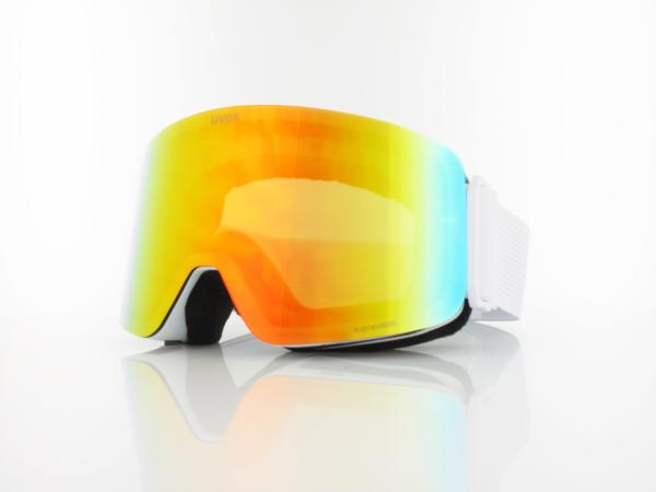 UVEX | pwdr FM S550850 2230 | white matt / DL mirror rainbow - clear